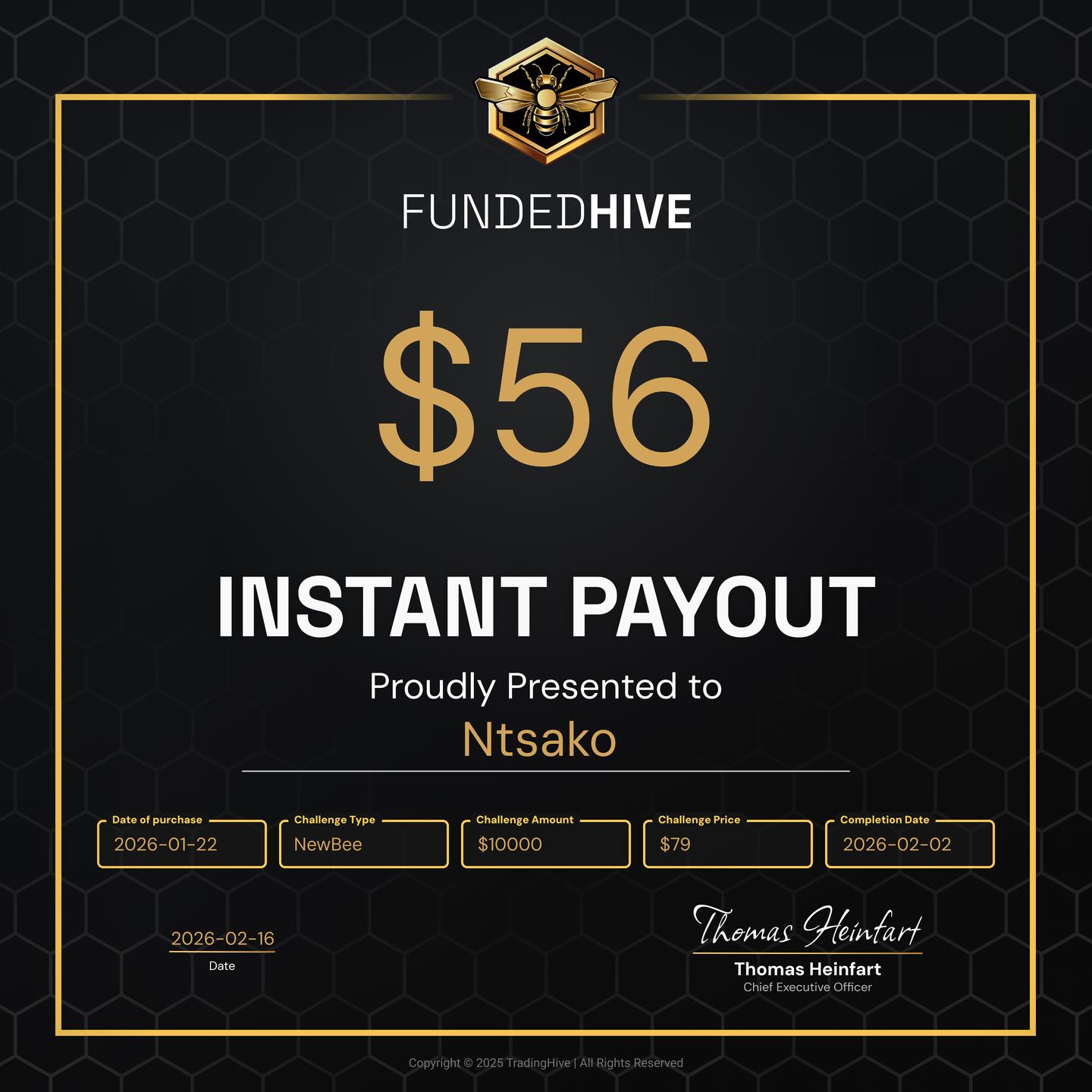 PAYOUT #1146