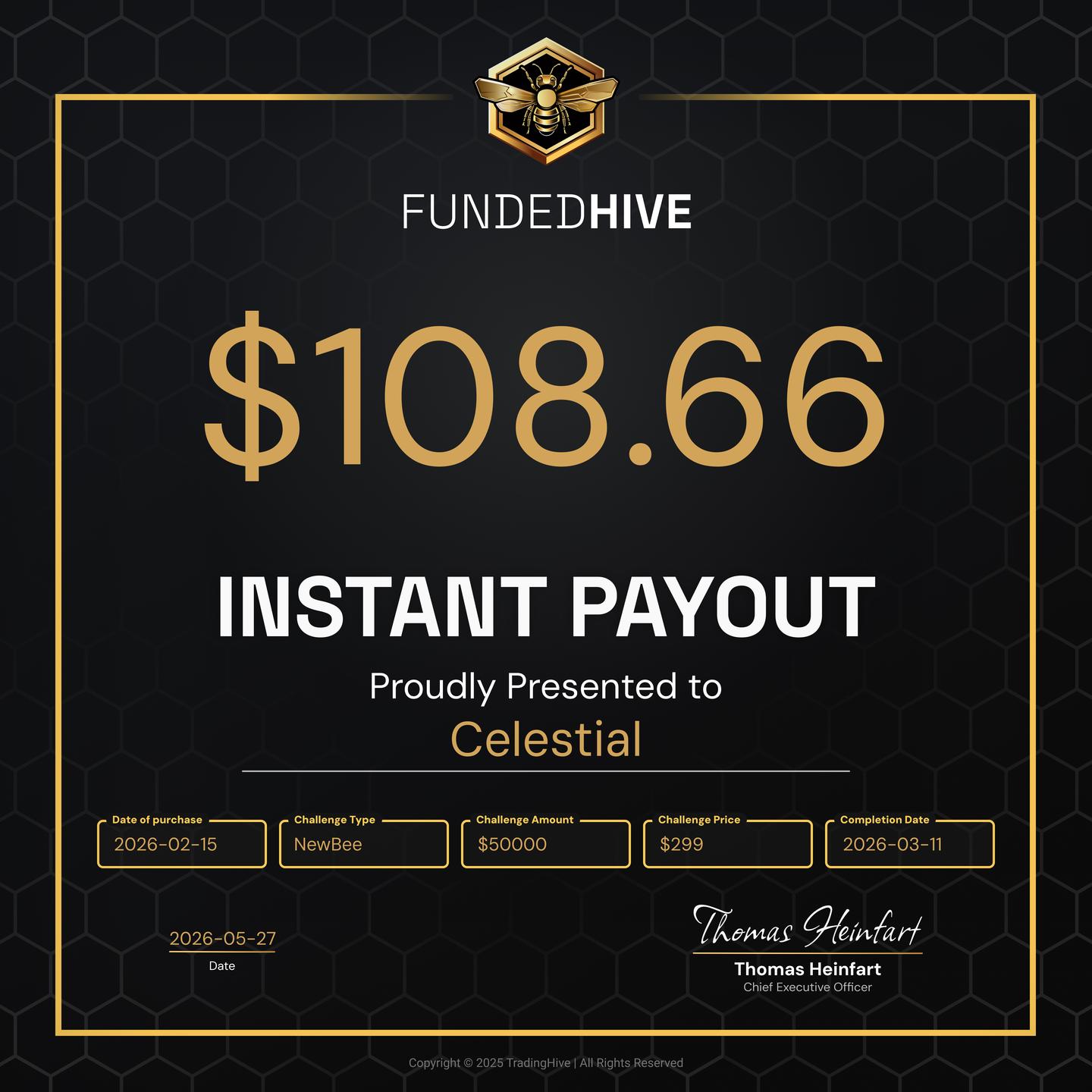 PAYOUT #2746