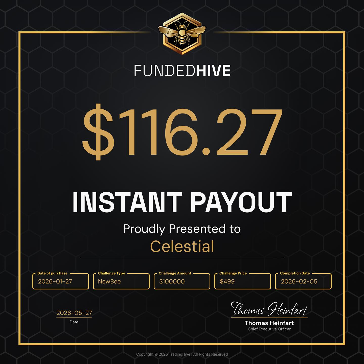 PAYOUT #2747