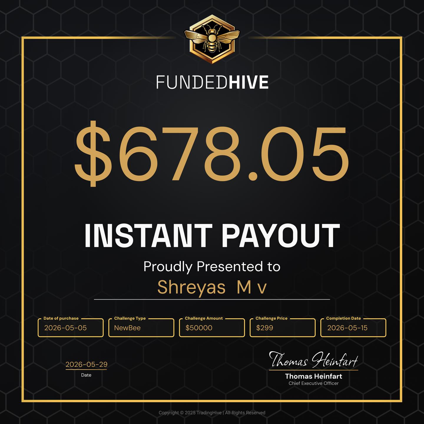 PAYOUT #2790