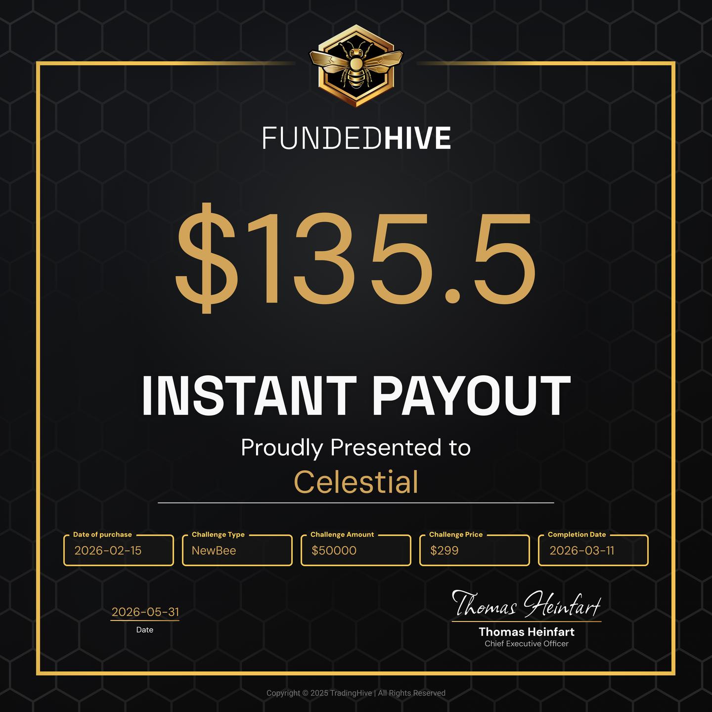 PAYOUT #2812