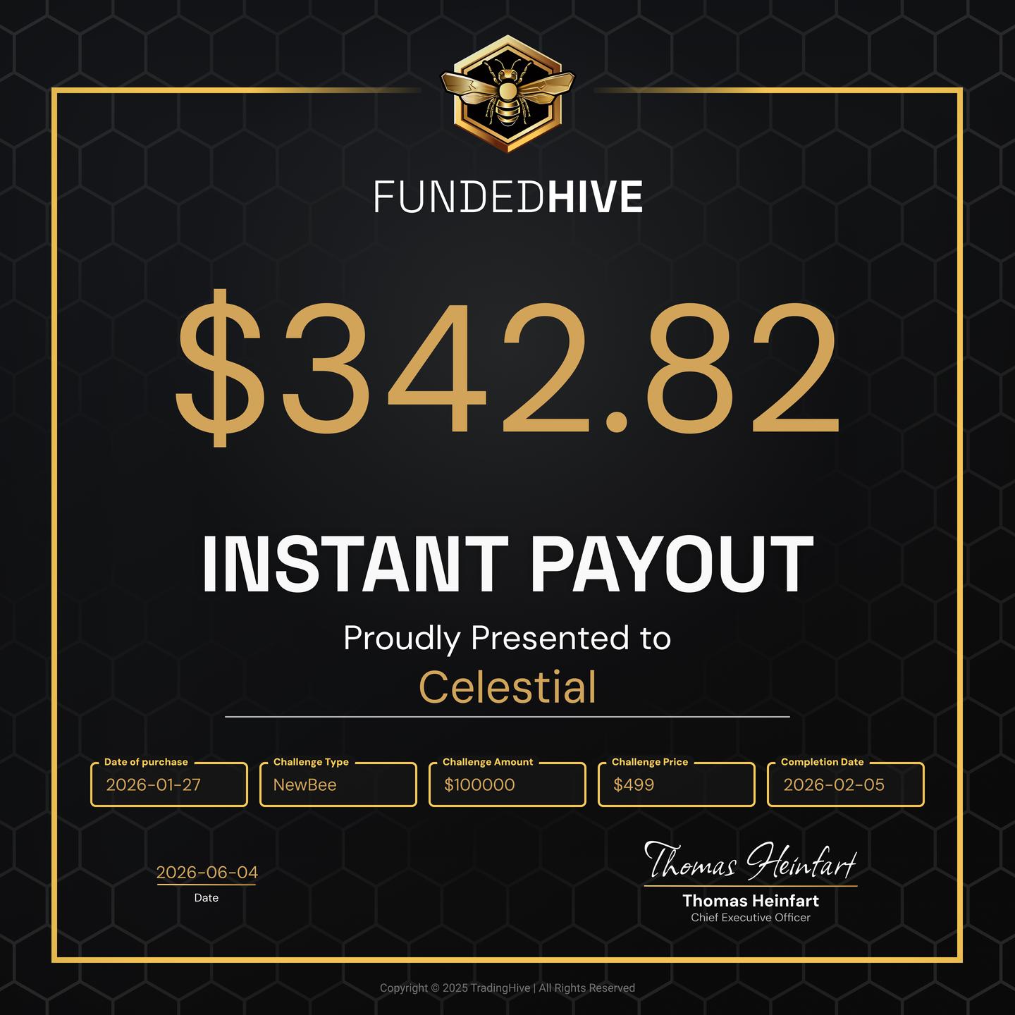 PAYOUT #2895
