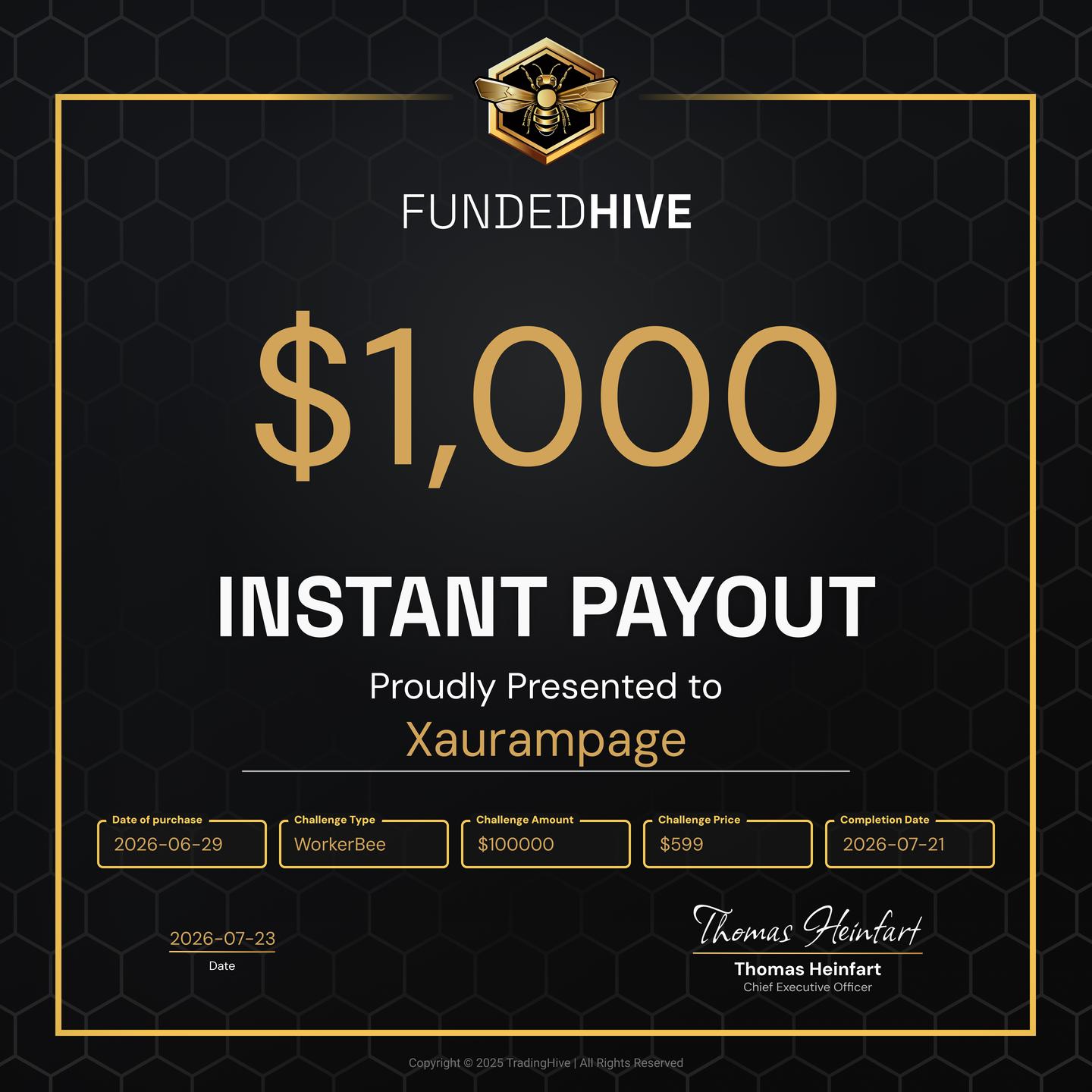 PAYOUT #4157