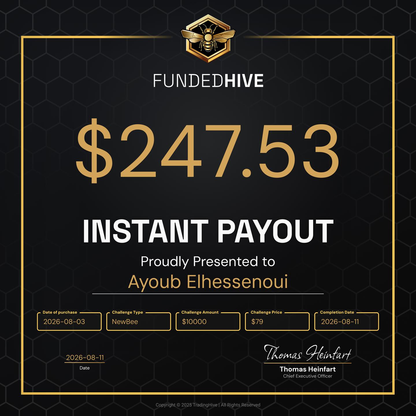PAYOUT #4732