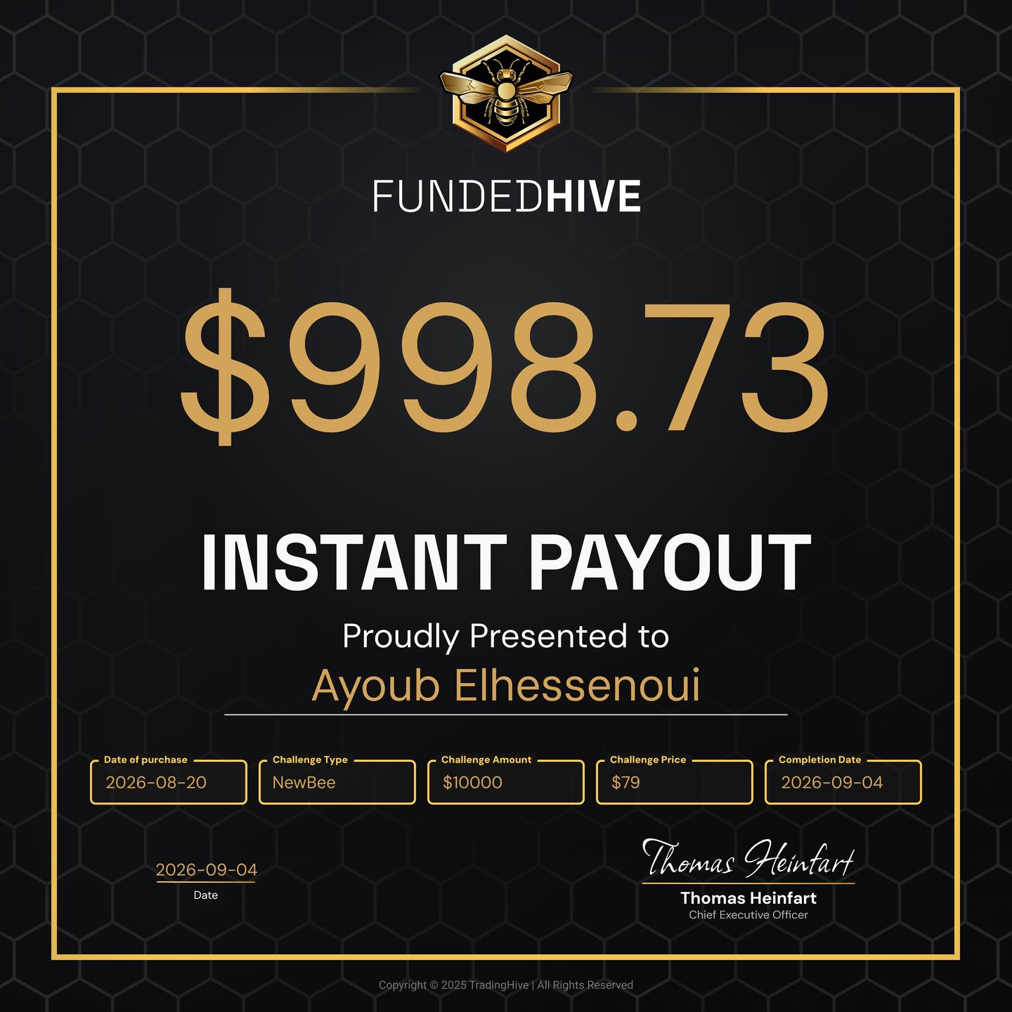 PAYOUT #5223