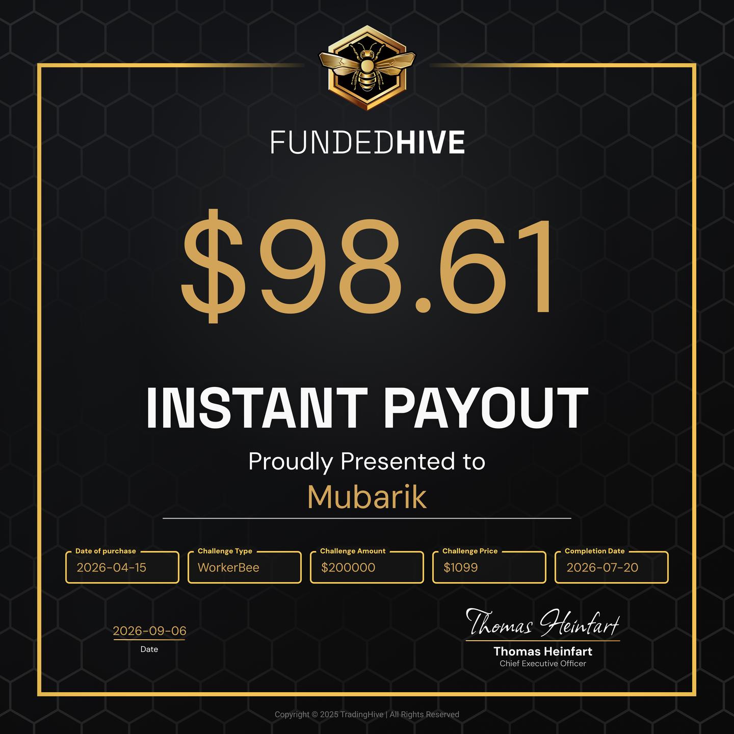 PAYOUT #5244
