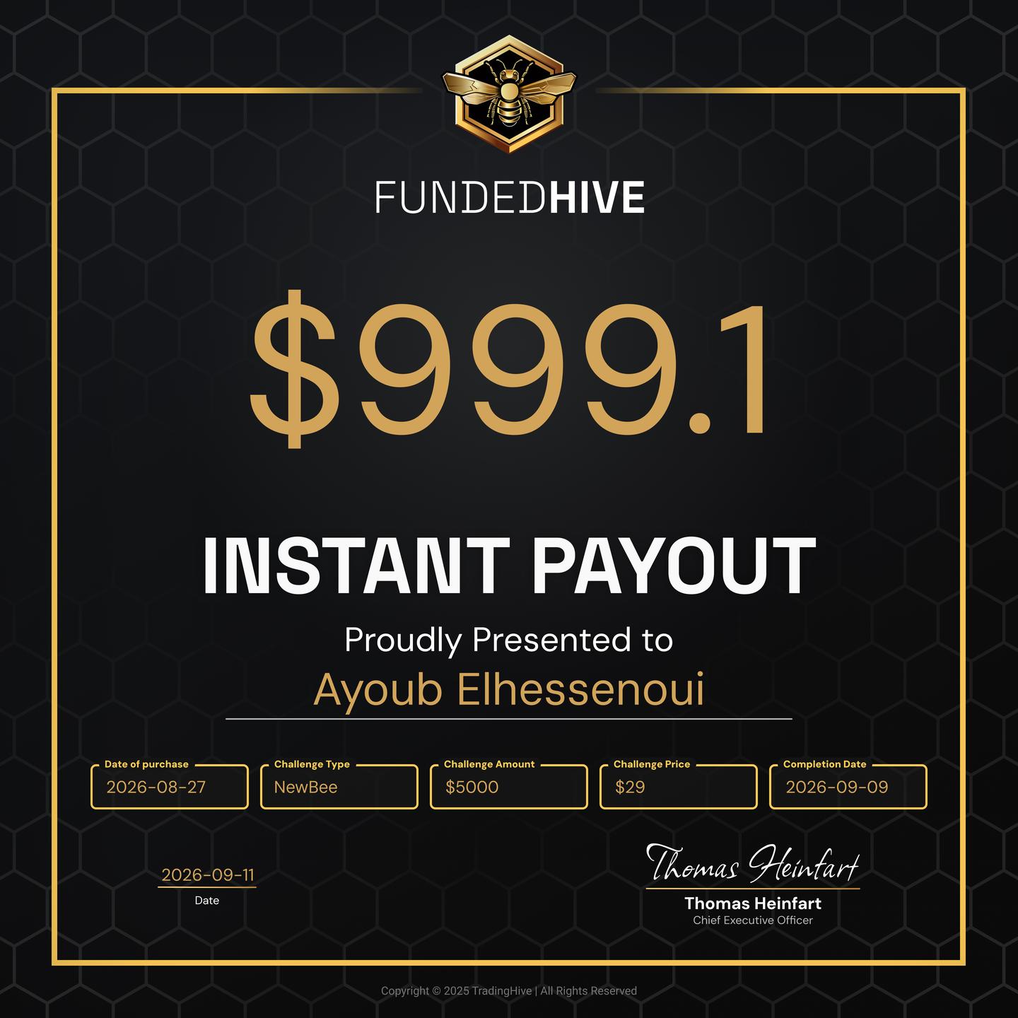 PAYOUT #5372