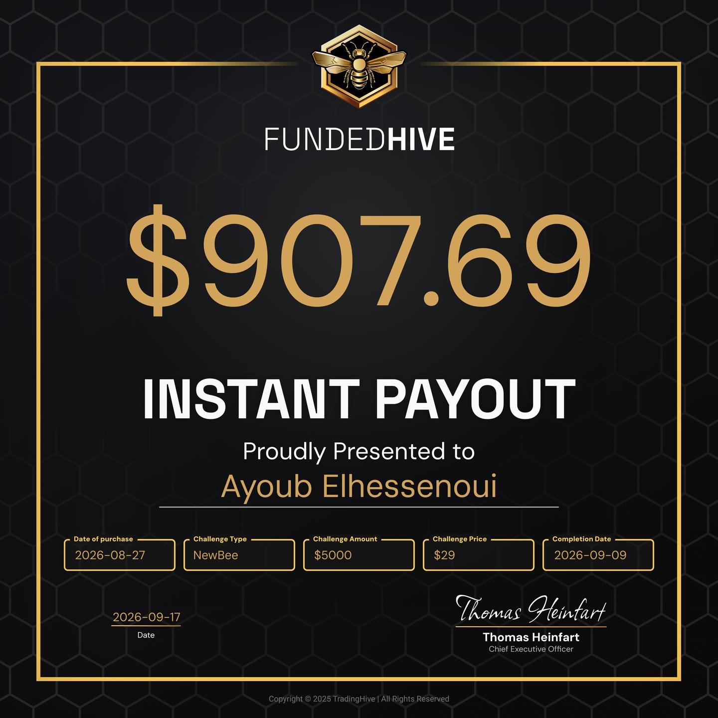 PAYOUT #5471