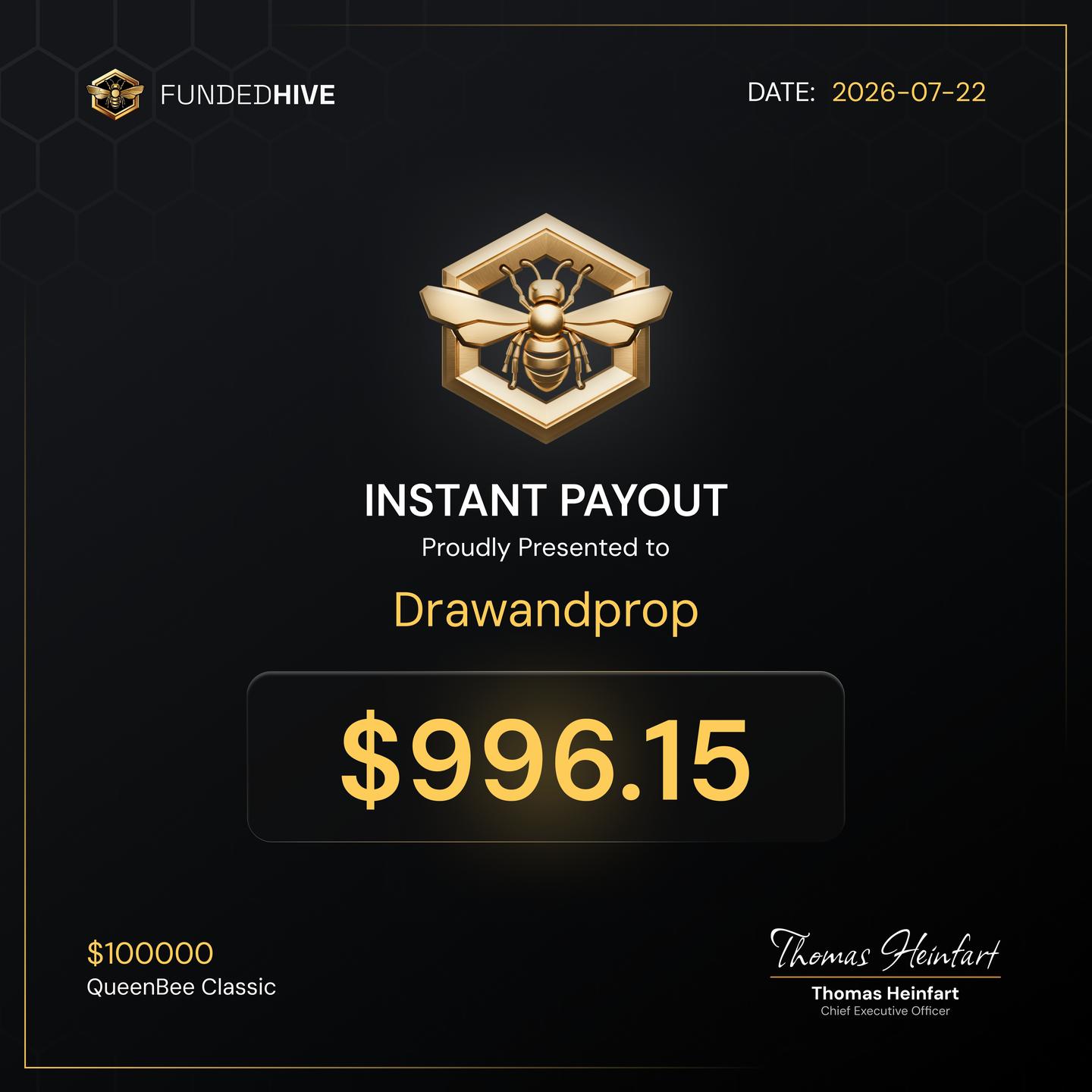 PAYOUT #196