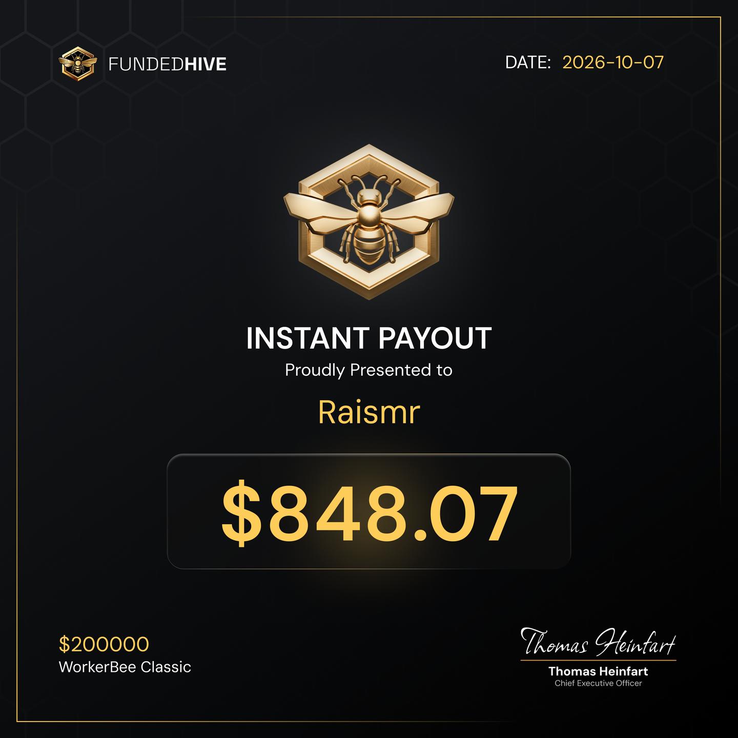 PAYOUT #385