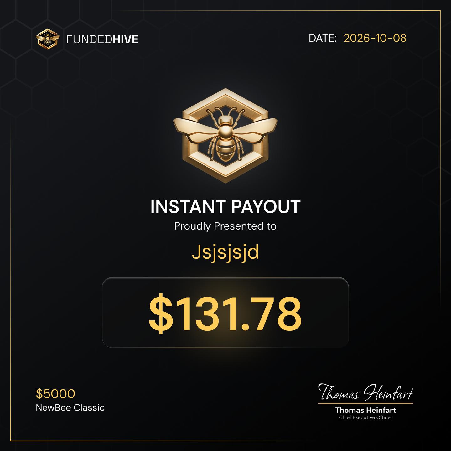 PAYOUT #416