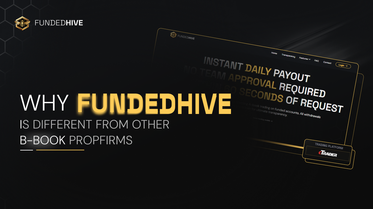 Why Funded Hive is different from traditional B-book prop firms